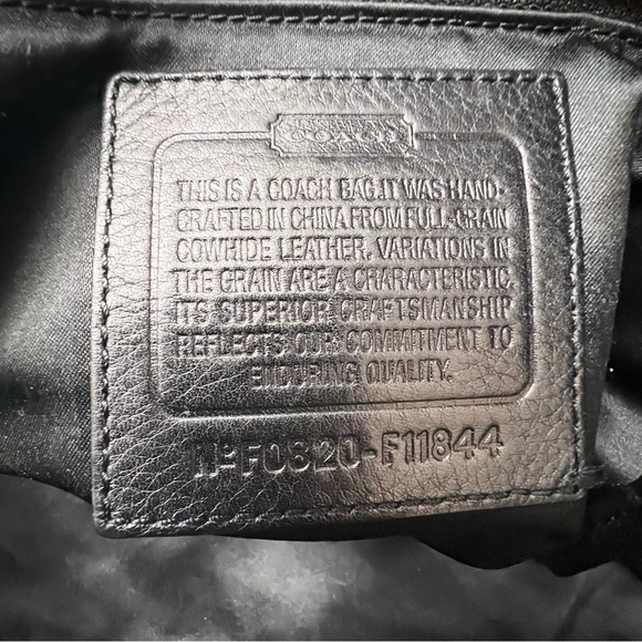 Coach F11844 Women's Black Leather SoHo Shoulder Bag - Picture 6 of 10